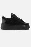Overload Siyah Bağcıklı Premium Spor Ayakkabı Siyah